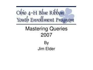 Mastering Queries 2007