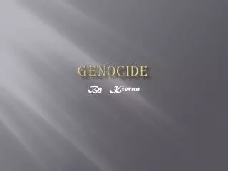 genocide