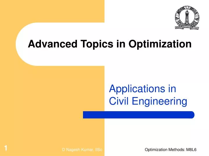 advanced topics in optimization