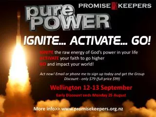Wellington 12-13 September