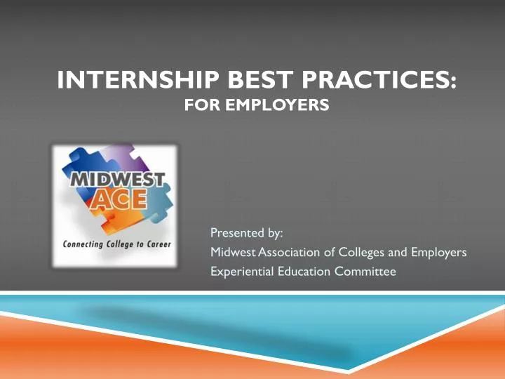 internship best practices for employers