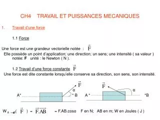 ch4 travail et puissances mecaniques