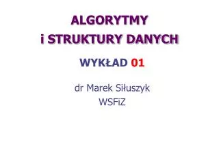 algorytmy i struktury danych