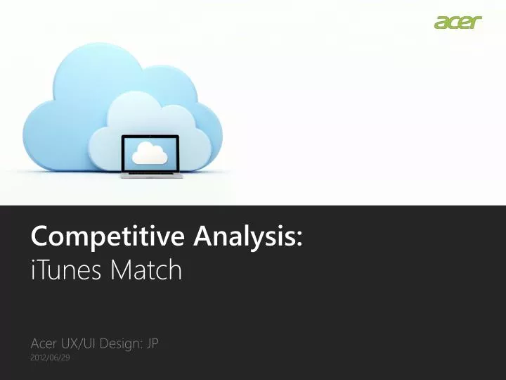 competitive analysis itunes match