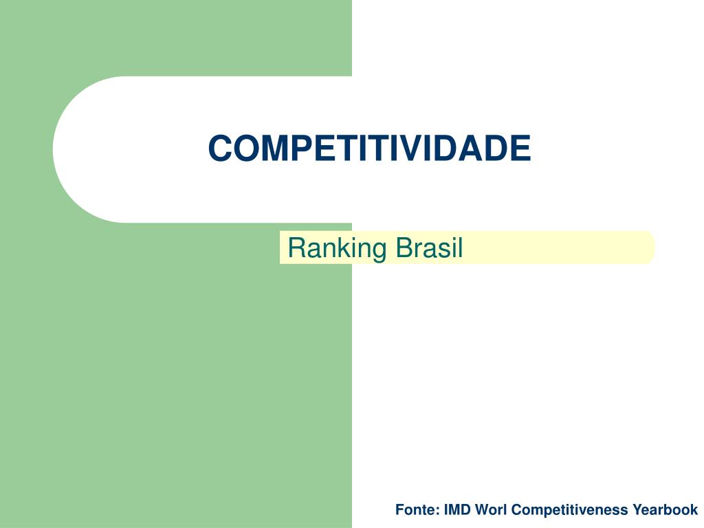 Competitivdade PPT - COMPETITIVIDADE PowerPoint Presentation, free download - ID:5586835
