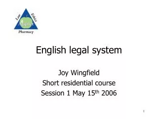 English legal system