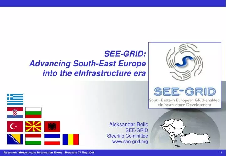 see grid advancing south east europe into the einfrastructure era