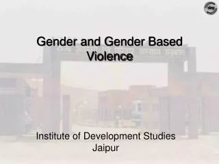 Institute of Development Studies Jaipur