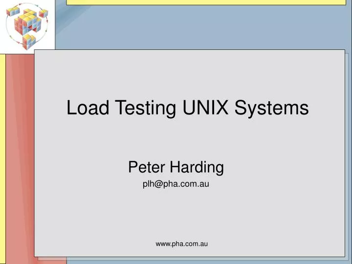 load testing unix systems