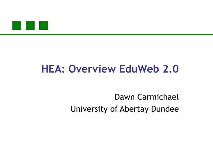 hea overview eduweb 2 0