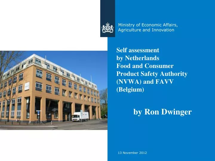 self assessment by netherlands food and consumer product safety authority nvwa and favv belgium