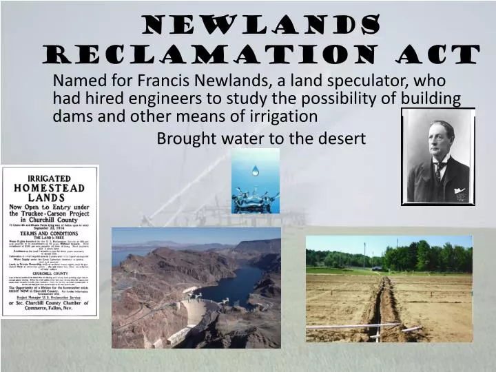 newlands reclamation act