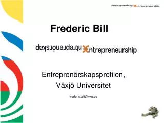 frederic bill