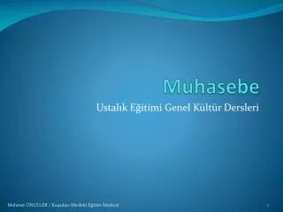 muhasebe