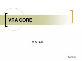 vra core