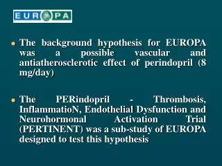 PERTINENT Endothelial Function