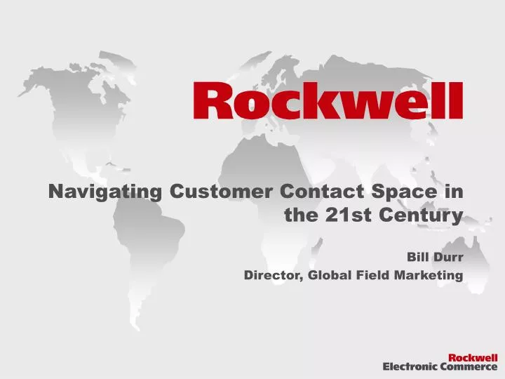 navigating customer contact space in the 21st century