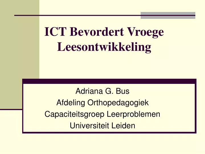 ict bevordert vroege leesontwikkeling