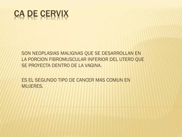 ca de cervix