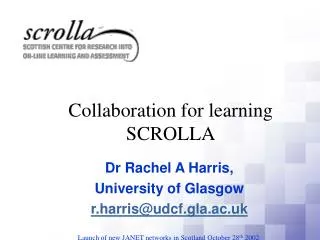 collaboration for learning scrolla