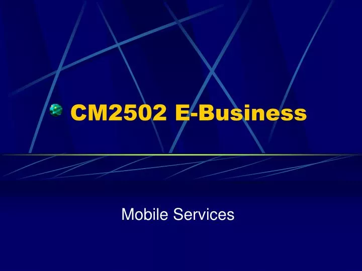 cm2502 e business