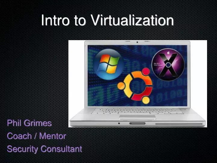 intro to virtualization