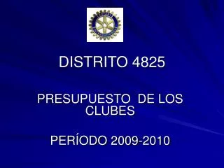 distrito 4825