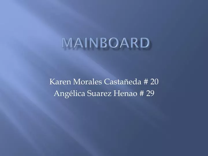 mainboard
