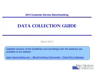 Data Collection guide