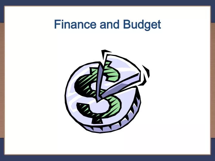 finance and budget