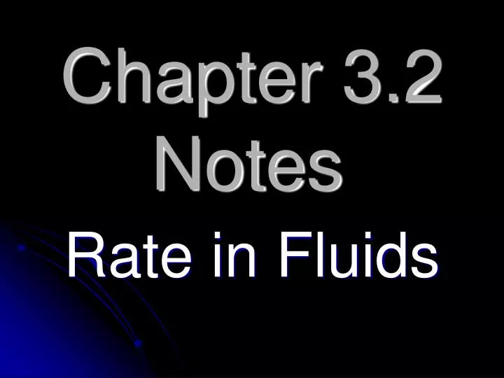 chapter 3 2 notes