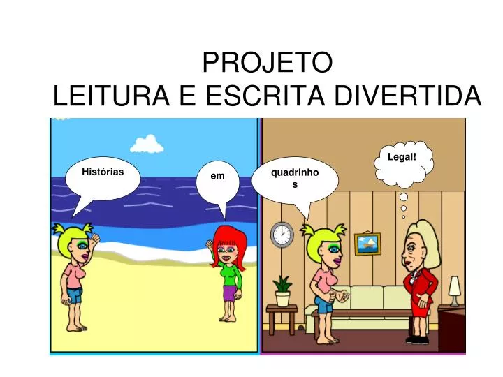 projeto leitura e escrita divertida