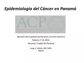 epidemiolog a del c ncer en panam