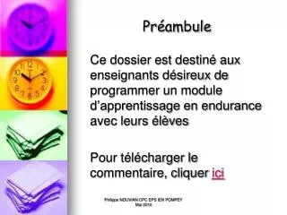 pr ambule