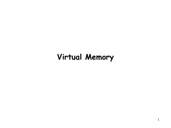 virtual memory