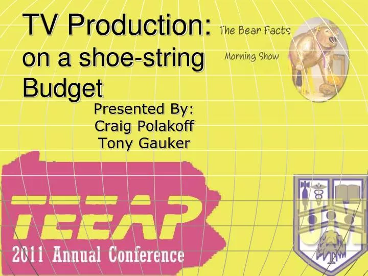 tv production on a shoe string budget