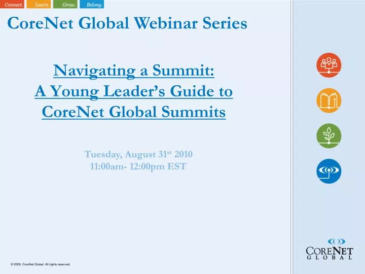 navigating a summit a young leader s guide to corenet global summits