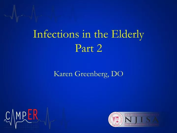 infections in the elderly part 2
