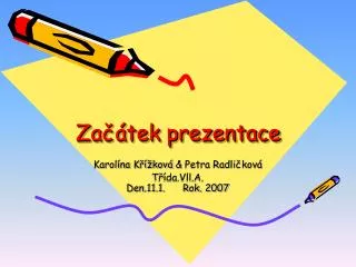 za tek prezentace