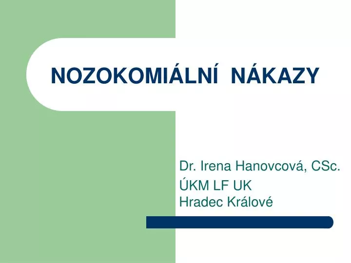 nozokomi ln n kazy