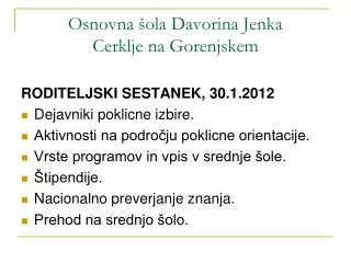 osnovna ola davorina jenka cerklje na gorenjskem