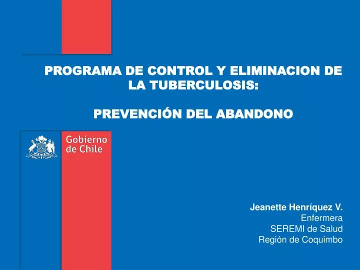 programa de control y eliminacion de la tuberculosis prevenci n del abandono