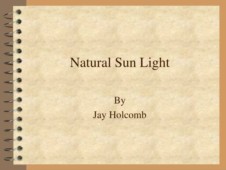 natural sun light