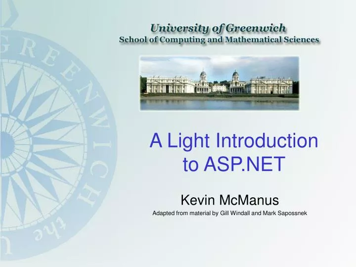 a light introduction to asp net