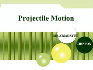 projectile motion