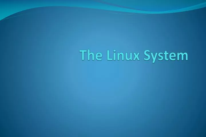 the linux system