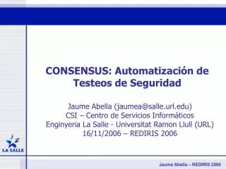 consensus automatizaci n de testeos de seguridad