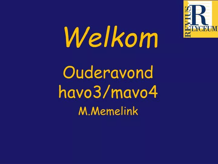 welkom