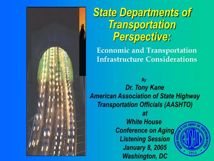 state departments of transportation perspective