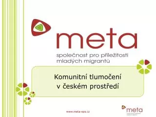 komunitn tlumo en v esk m prost ed